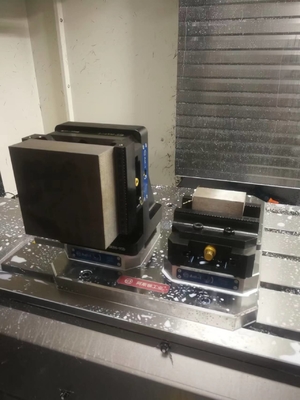 aluminium de force de verrouillage de l'acier dur 22KN de tenue de travail de point zéro de machine de 0.005mm
