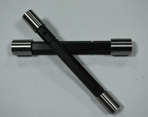 pièces d'usinage de commande numérique par ordinateur en acier en métal de 90mm noircissant l'outil d'inspection Q345B