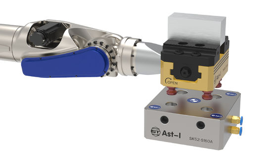 Palette de serrage pneumatique à point zéro en acier dur 0,005 mm 4,0 kg