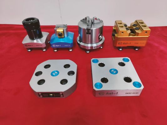 Étau de fraisage manuel 3/5 axes Mâchoires en aluminium 75 Nm Couple maximum