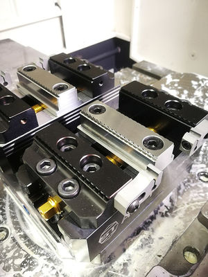 Fixations d'axe 3 kg Plage de serrage 50 mm Étau 4 axes en acier inoxydable