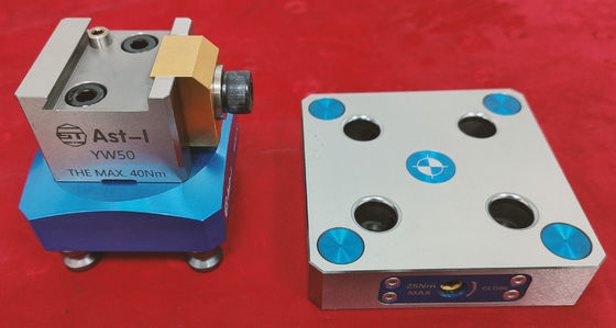 Grand étau manuel à 5 ​​axes en acier de précision flexible à montage en queue d'aronde